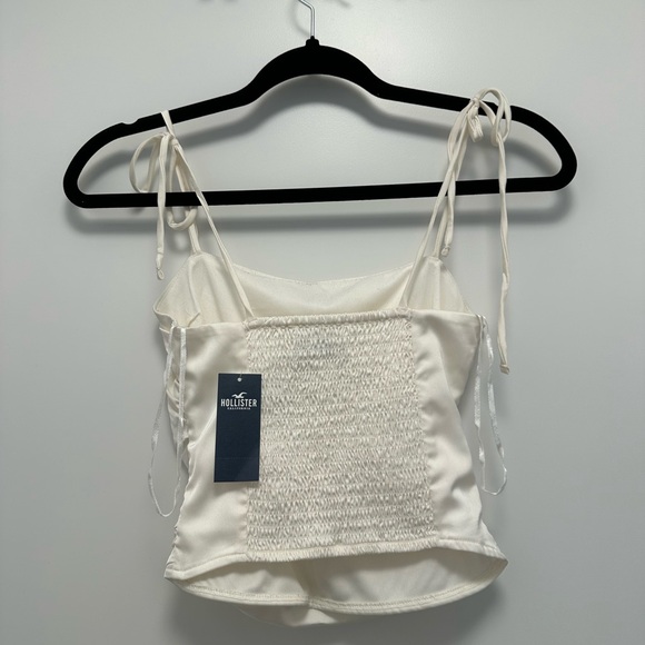 Hollister White Top with Tie Straps - Picture 3 of 3